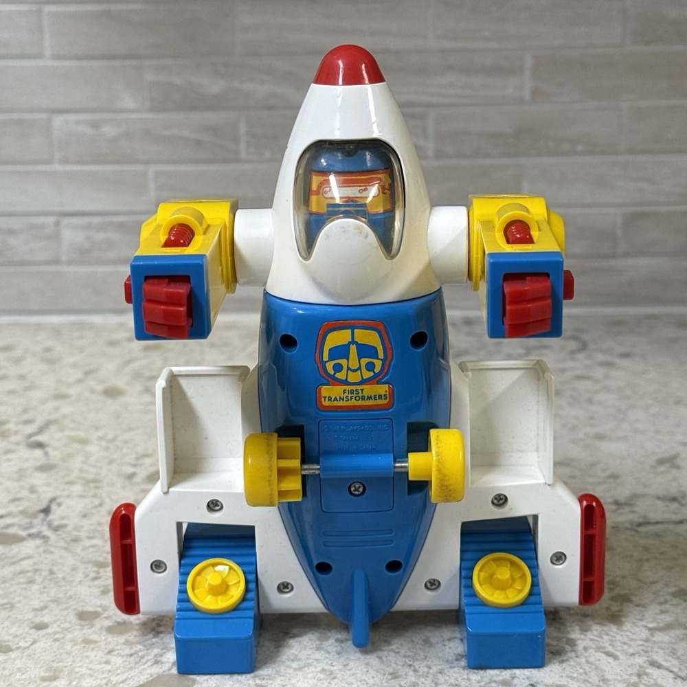 Playskool My First Transformer Jet-Kun Takara Hasbro Cybertron Jr Airplane 1986